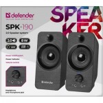 Огляд Акустична система Defender SPK-190 Black (65190): характеристики, відгуки, ціни.