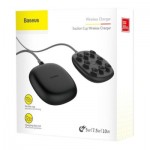 Огляд Зарядний пристрій Baseus Suction Cup WirelessCharger Black (WXXP-01): характеристики, відгуки, ціни.