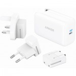 Огляд Зарядний пристрій Anker PowerPort III 65W Pod PPS+GaN (White) (A2712H21): характеристики, відгуки, ціни.