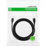 Огляд Дата кабель USB Type-C to Type-C 0.5m US286 3A (Black) Ugreen (50996): характеристики, відгуки, ціни.
