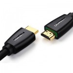 Огляд Кабель мультимедійний HDMI to HDMI 1.0m HD118 Nylon Braid (Black) Ugreen (40408): характеристики, відгуки, ціни.
