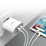 Огляд Зарядний пристрій Ugreen CD104 2xUSB 3.4A Charger (White) (20384): характеристики, відгуки, ціни.