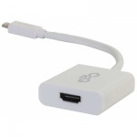 Огляд Перехідник C2G USB-C to HDMI white (CG80516): характеристики, відгуки, ціни.