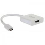 Огляд Перехідник C2G USB-C to HDMI white (CG80516): характеристики, відгуки, ціни.