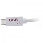 Огляд Перехідник C2G USB-C to HDMI white (CG80516): характеристики, відгуки, ціни.