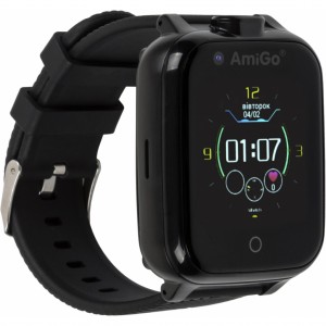 Огляд Смарт-годинник Amigo GO006 GPS 4G WIFI Black: характеристики, відгуки, ціни.