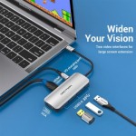 Огляд Концентратор Vention USB3.1 Type-C --> HDMI/VGA/USB 3.0x3/PD 100W Hub 6-in-1 (TOIHB): характеристики, відгуки, ціни.