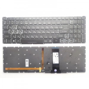 Огляд Клавіатура ноутбука Acer Nitro 4 AN515-43/AN515-54/AN517-51/AN715-51 черна з кольор п (A46212): характеристики, відгуки, ціни.