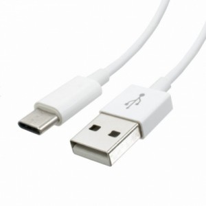 Дата кабель USB 2.0 AM to Type-C 1.0m white OEM Atcom (C001)