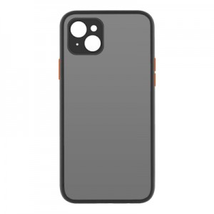 Чохол до мобільного телефона MakeFuture Apple iPhone 13 mini Frame (Matte PC+TPU) Black (MCMF-AI13MBK)