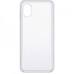 Чохол до мобільного телефона Samsung A03 Soft Clear Cover Transparent (EF-QA032TTEGRU)