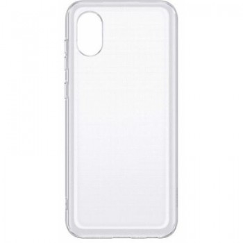 Чохол до мобільного телефона Samsung A03 Soft Clear Cover Transparent (EF-QA032TTEGRU)