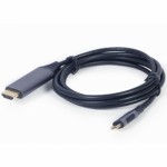 Огляд Кабель мультимедійний USB-C to HDMI 1.8m 4K 60Hz Cablexpert (CC-USB3C-HDMI-01-6): характеристики, відгуки, ціни.