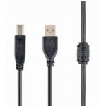 Огляд Кабель для принтера USB 2.0 AM/BM 3.0m ferrite Cablexpert (CCFB-USB2-AMBM-3M): характеристики, відгуки, ціни.