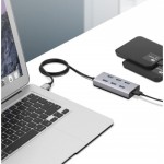 Огляд Концентратор Maiwo USB 3.0 Type-A / Type-C to 7х USB3.0 (KH700): характеристики, відгуки, ціни.