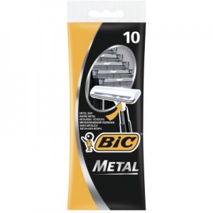 Огляд Бритва Bic Metal 10 шт. (3086126636481): характеристики, відгуки, ціни.
