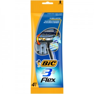 Огляд Бритва Bic Flex 3 4 шт. (3086123242524): характеристики, відгуки, ціни.
