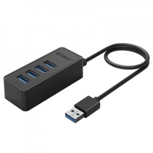 Огляд Концентратор Orico USB 3.0 4 port (W5P-U3-030-BK-BP) (CA912735): характеристики, відгуки, ціни.