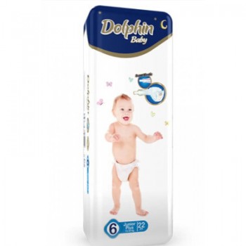 Підгузки Dolphin Junior Plus 15-30 кг 22 шт (8680131203413)