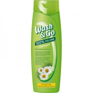 Огляд Шампунь Wash&Go з екстрактом ромашки для тьмяного волосся 400 мл (8008970042183): характеристики, відгуки, ціни.