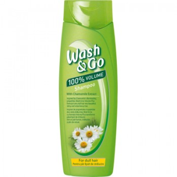 Шампунь Wash&Go з екстрактом ромашки для тьмяного волосся 400 мл (8008970042183)