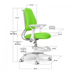 Огляд Дитяче крісло ErgoKids s Mio Ergo Green (Y-507 KZ): характеристики, відгуки, ціни.
