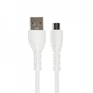 Огляд Дата кабель USB 2.0 AM to Micro 5P 3A white Proda (PD-B47m-WHT): характеристики, відгуки, ціни.
