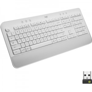 Огляд Клавіатура Logitech Signature K650 USB/Bluetooth UA Off-White (920-010977): характеристики, відгуки, ціни.
