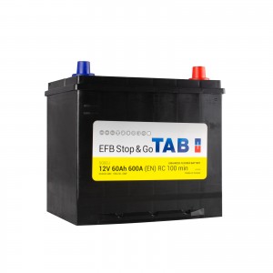 Огляд Автомобільний акумулятор TAB 60 Ah/12V EFB Euro (212 060): характеристики, відгуки, ціни.