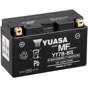 Автомобільний акумулятор Yuasa 12V 6,5Ah MF VRLA Battery AGM (YT7B-BS)