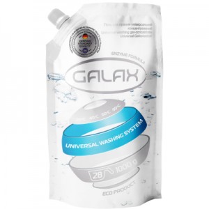 Огляд Гель для прання Galax універсальний 1 кг (4260637720603): характеристики, відгуки, ціни.