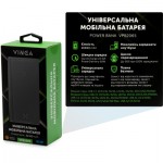 Огляд Батарея універсальна Vinga 20000 mAh 65W QC+PD (VPB2065): характеристики, відгуки, ціни.