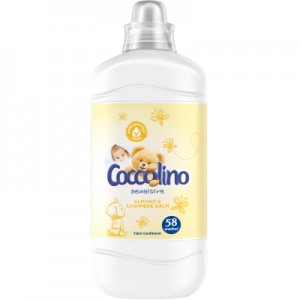 Огляд Кондиціонер для білизни Coccolino Sensitive Almond & Cashmere Balm 1.45 л (8717163623695): характеристики, відгуки, ціни.