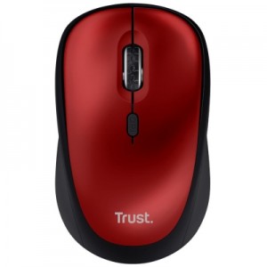Огляд Мишка Trust Yvi+ Silent Eco Wireless Red (24550): характеристики, відгуки, ціни.