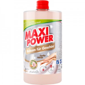 Огляд Засіб для ручного миття посуду Maxi Power Мигдаль запаска 1000 мл (4823098412151): характеристики, відгуки, ціни.