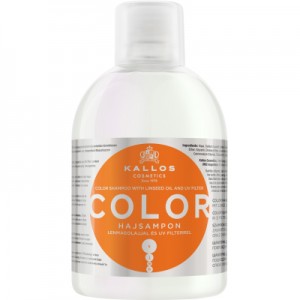 Огляд Шампунь Kallos Cosmetics Color для фарбованого волосся з лляною олією та УФ фільтром 1000 мл (5998889508425): характеристики, відгуки, ціни.