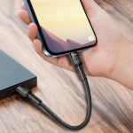 Огляд Дата кабель ColorWay USB-C to Lightning 0.3m 3А black (CW-CBPDCL054-BK): характеристики, відгуки, ціни.