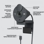 Огляд Веб-камера Logitech Brio 305 FHD for Business Graphite (960-001469): характеристики, відгуки, ціни.