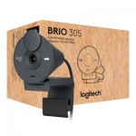 Огляд Веб-камера Logitech Brio 305 FHD for Business Graphite (960-001469): характеристики, відгуки, ціни.