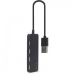 Огляд Концентратор Gembird USB 2.0 4 ports black (UHB-U2P4-06): характеристики, відгуки, ціни.