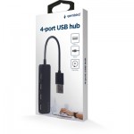 Огляд Концентратор Gembird USB 2.0 4 ports black (UHB-U2P4-06): характеристики, відгуки, ціни.