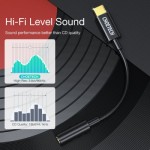 Огляд Перехідник USB-C to 3.5m stereo-audio (CDLA) Choetech (AUX003-BK): характеристики, відгуки, ціни.