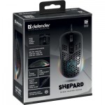 Огляд Мишка Defender Shepard GM-620L RGB USB Black (52620): характеристики, відгуки, ціни.