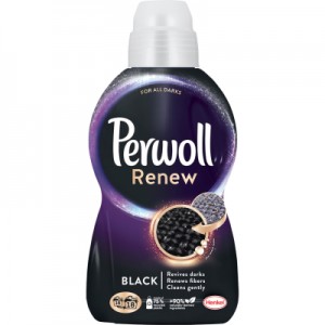 Огляд Гель для прання Perwoll Renew Black для темних та чорних речей 990 мл (9000101580327): характеристики, відгуки, ціни.
