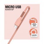 Огляд Дата кабель USB 2.0 AM to Micro 5P 1.2m AL-CBCOLOR-M1PH Peach ACCLAB (1283126518164): характеристики, відгуки, ціни.