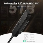 Огляд Перехідник USB 3.0 Type-А to SATA III (F) CM321 Ugreen (70609): характеристики, відгуки, ціни.