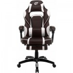 Огляд Крісло ігрове GT Racer X-2749-1 Dark Brown/White: характеристики, відгуки, ціни.