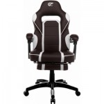 Огляд Крісло ігрове GT Racer X-2749-1 Dark Brown/White: характеристики, відгуки, ціни.