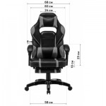 Огляд Крісло ігрове GT Racer X-2749-1 Dark Brown/White: характеристики, відгуки, ціни.