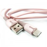 Огляд Дата кабель USB 2.0 AM to Type-C 1.0m pink Dengos (PLS-TC-IND-SOFT-ROSE): характеристики, відгуки, ціни.